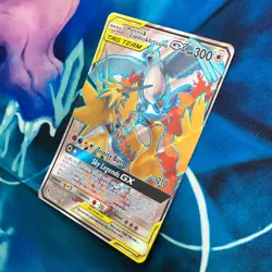 Moltres Zapdos Articuno GX - 66/68 - Full Art Hidden Fates - Pokemon Card - NM - Image 4
