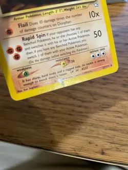 Donphan (21/111) Rare Neo Genesis Set Pokemon Card! FREE P&P! - Image 3