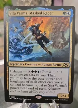 Sita Varma, Masked Racer MTG Aetherdrift Regular - Image 1