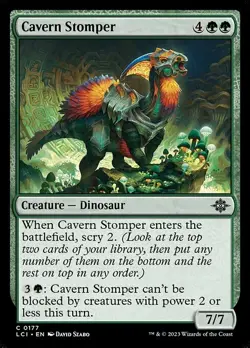 Cavern Stomper C Foil #177 | LCI The Lost Caverns of Ixalan | MTG - Image 1