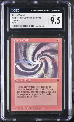 STORM WORLD Legends Rare Reserved List CGC 9.5 MTG [Nostalgium] - Image 1