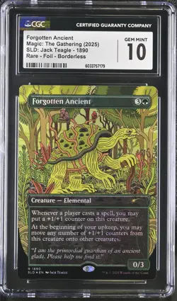 FORGOTTEN ANCIENT Secret Lair Foil Rare CGC 10 MTG [Nostalgium] - Image 1