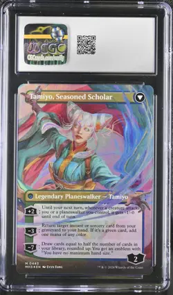 TAMIYO, INQUISITIVE STUDENT Modern Horizons 3 Borderless Foil CGC 10 MTG EDH - Image 2