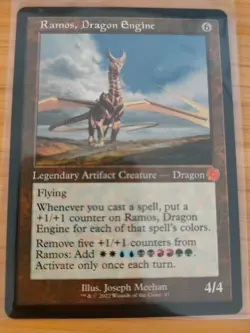 MTG Ramos, Dragon Engine Retro Artifact) The Brothers' War M/NM Free UK P&P - Image 1
