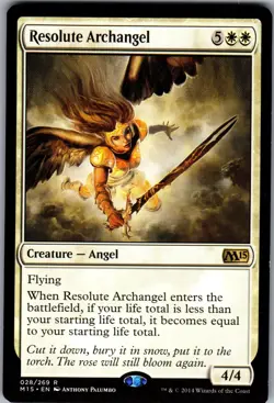 1 x Resolute Archangel - Magic 2015 - NM-LP- MTG The Gathering cny - Image 1