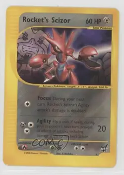 Rocket's Scizor Pokemon Best of Game Tournament Promo #4 2003 - Image 1