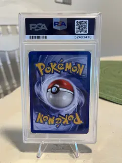 1999 Pokemon Pikachu #58 Red Cheeks Shadowless PSA 8 - Image 2