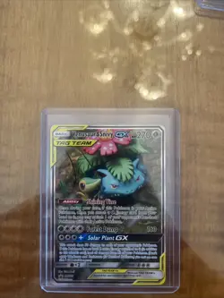 Venusaur & Snivy Tag Team GX SM229 Holo Sun And Moon Promo Pokemon - Image 1