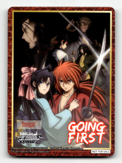 Weiss Schwarz Going First Card (Box Topper) - Rurouni Kenshin - Image 2