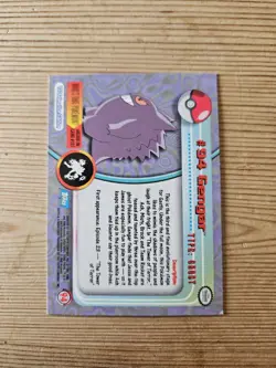 2000 Topps Pokemon TV #94 Gengar Rainbow Foil Animation Series 2 - Image 2