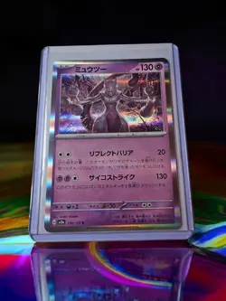 🔥2023 Near Mint NM Pokemon Mewtwo 150/165 Holo Japanese 151 SV2a - Image 1