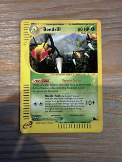 2003 Pokemon Skyridge H4 Beedrill - Holo - Ungraded NM - Image 2