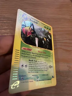 2003 Pokemon Skyridge H4 Beedrill - Holo - Ungraded NM - Image 3