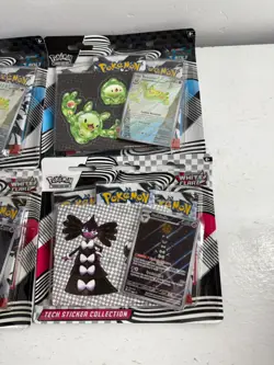 Pokemon Black Bolt and White Flare Tech Sticker Collection Lot of 4 - Image 3