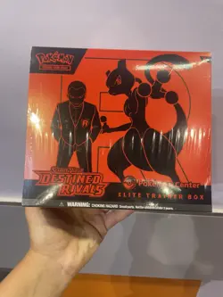 Pokemon TCG Destined Rivals Pokemon Center ETB New Sealed - Image 1