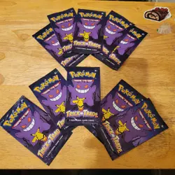Pokemon TCG Halloween Trick or Trade Booster Bundle Lot Of 10 mini Packs 30 cds. - Image 1