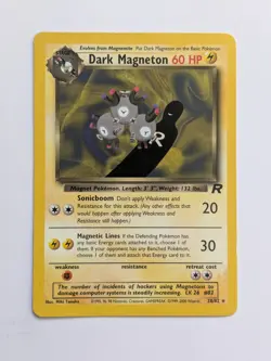 Dark Magneton 28/82 Pokemon Team Rocket Regular Rare Non-Holo LP - Image 1