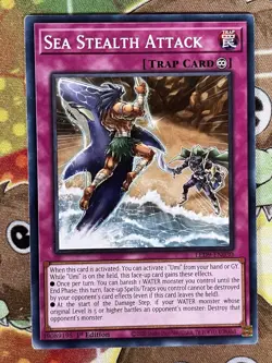 Yugioh Sea Stealth Attack LED9-EN030 Single - Image 1