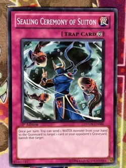 Yugioh Sealing Ceremony Of Suiton PHSW-EN080 1st Edition Single - Image 1