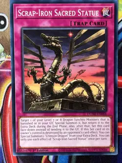 Yugioh Scrap-Iron Sacred Statue DUNE-EN068 Single - Image 1