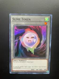 Yugioh Slime Token OP19-EN028 Unlimited Edition Super Rare LP - Image 1
