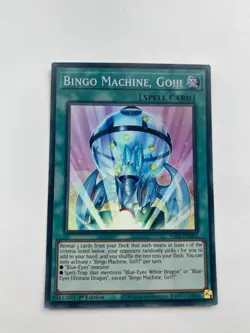 RA02-EN062 Bingo Machine, Go!!! Super Rare 1st Edition YuGiOh - Image 1