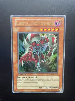 Yugioh Elemental HERO Necroshade YSDJ-EN000 Ultra Rare 1st Edition MP - Image 1