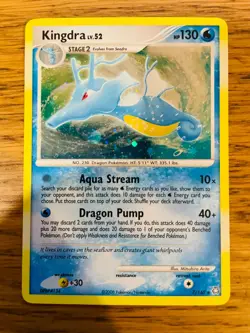 NM! Kingdra (7/146) Diamond & Pearl Legends Awakened Holo Pokemon Card! - Image 1