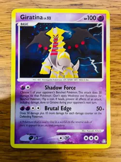 NM! Giratina (4/146) Diamond & Pearl Legends Awakened Holo Pokemon Card! - Image 1