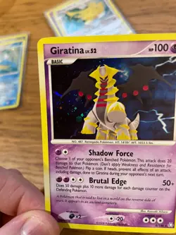 NM! Giratina (4/146) Diamond & Pearl Legends Awakened Holo Pokemon Card! - Image 3