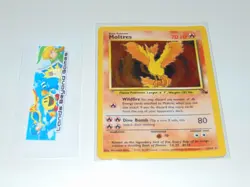 Pokemon Cards Moltres Holo 12/62 Trading Card Game TCG Vintage 1999 - Image 1