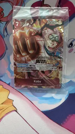 One Piece TCG P-092 Koby Pre Release Winner Card Promo English Card - Image 1