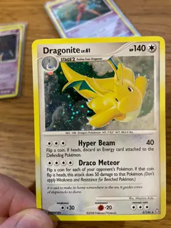 NM! Dragonite (2/146) Diamond & Pearl Legends Awakened Holo Pokemon Card! - Image 3