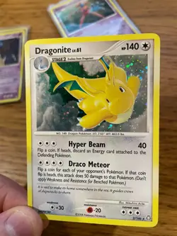 NM! Dragonite (2/146) Diamond & Pearl Legends Awakened Holo Pokemon Card! - Image 4