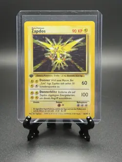 Pokemon Zapdos Shadowless Holo Rare Card Base Set, 16/102 - Image 1