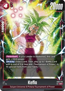 Kefla - FB02-013 - Blazing Aura SR - Fusion World - Dragon Ball Super Card NM - Image 1
