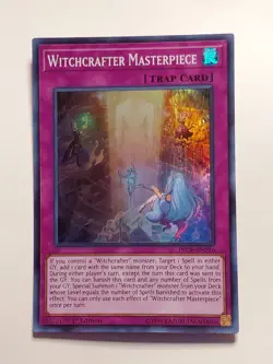 YU-GI-OH! Witchcrafter Masterpiece . 1st Ed. Ultra Rare Card. TCG CCG - Image 1