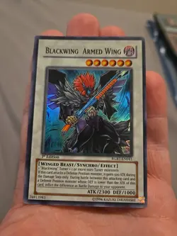 Yu-Gi-Oh! Blackwing Armed Wing 1st Edition TCG Card RGBT-EN041 - Image 1
