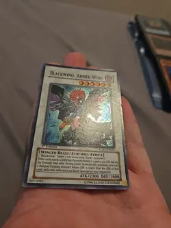 Yu-Gi-Oh! Blackwing Armed Wing 1st Edition TCG Card RGBT-EN041 - Image 2