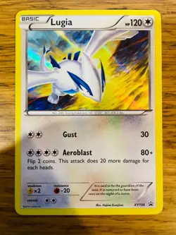 NM! Lugia XY156 XY Black Star Promo Ultra Rare Holo Pokemon Card! - Image 1