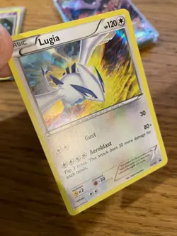 NM! Lugia XY156 XY Black Star Promo Ultra Rare Holo Pokemon Card! - Image 3