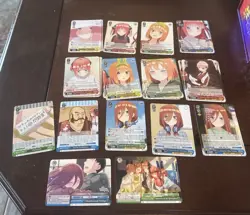 Weiss Schwarz English Card Quintessential Quintuplets Lot Of 22 - Image 1