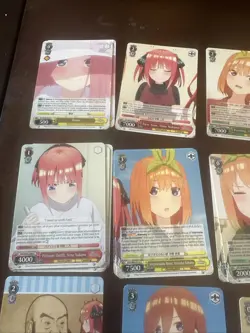 Weiss Schwarz English Card Quintessential Quintuplets Lot Of 22 - Image 2