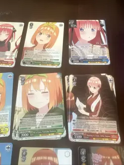 Weiss Schwarz English Card Quintessential Quintuplets Lot Of 22 - Image 3