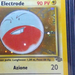 Electrode SWIRL Pokemon Card TCG 2/64 Unlimited Holo Rare 1999 Jungle Set - NM - Image 4