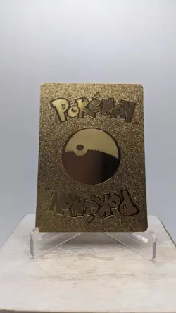 Nintendo Pokemon Charmander, Bulbasaur & Squirtle GX Gold Foil Fan Art Card - Image 2