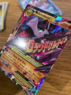 NM! Mega M Aerodactyl EX XY98 Holo XY Black Star Promo Ultra Rare Pokemon Card! - Image 4