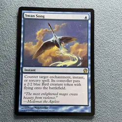 MTG- Swan Song- Theros- Near Mint Condition - MAGIC CARD - Image 1