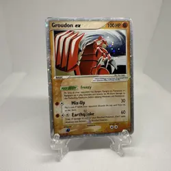 Vintage Groudon ex Black Star Pokemon Promo Card #038 2006 Authentic - Image 1