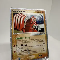 Vintage Groudon ex Black Star Pokemon Promo Card #038 2006 Authentic - Image 2
